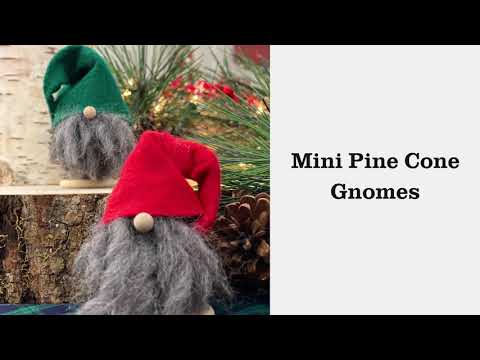 How To Make Easy Pine Cone Gnomes