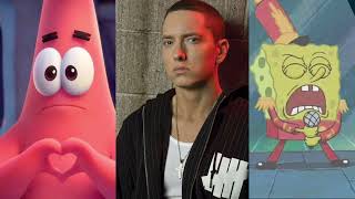 Eminem, SpongeBob and Patrick | beautiful (clean version)