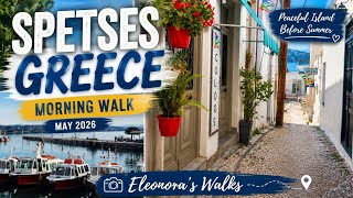 Peaceful Morning in Spetses | Authentic Greek Island Atmosphere