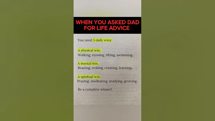 YOU need 3 DAILY WINS #shorts #motivation