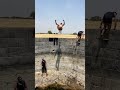 Desi swimming pool  gainer backflip  nitin justin shortsfeed backflip fyp trending