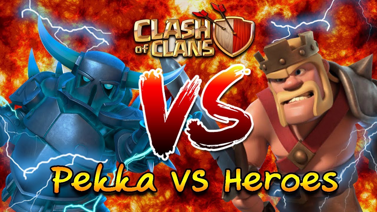 Pekka VS King เท่าไหร่ถึงเท่าเทียม? Clash Of Clans YouTube