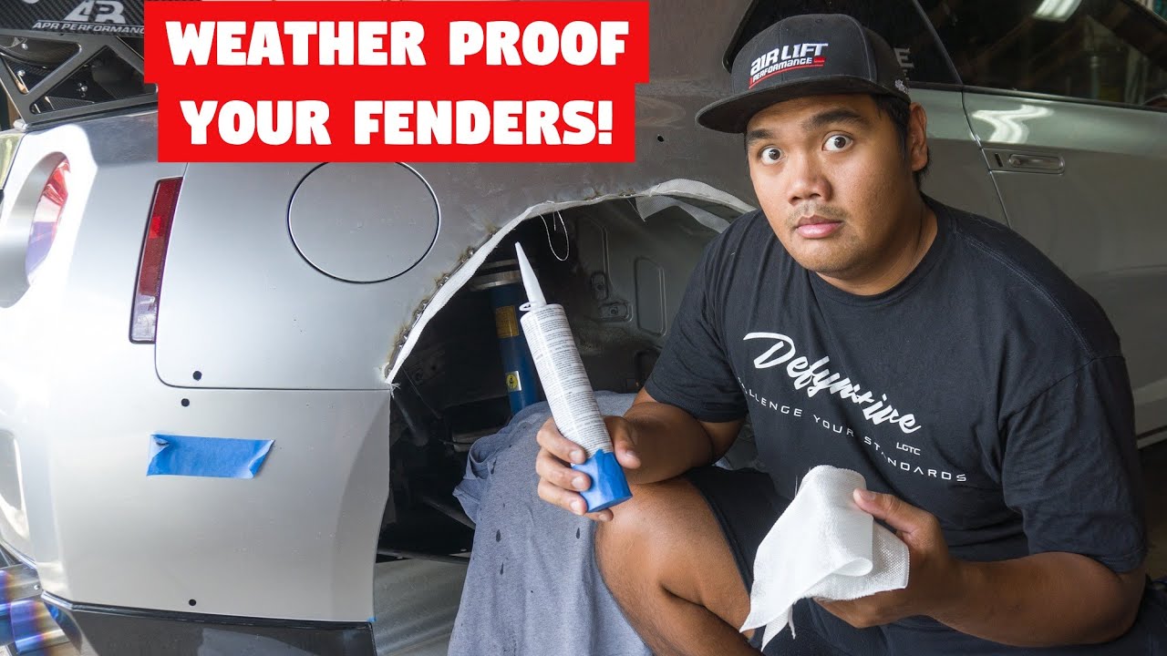 GTR WIDEBODY PROJECT  - How to Fiber Glass & Seam Seal Fenders (ChargeSpeed Gekisoku Widebody)