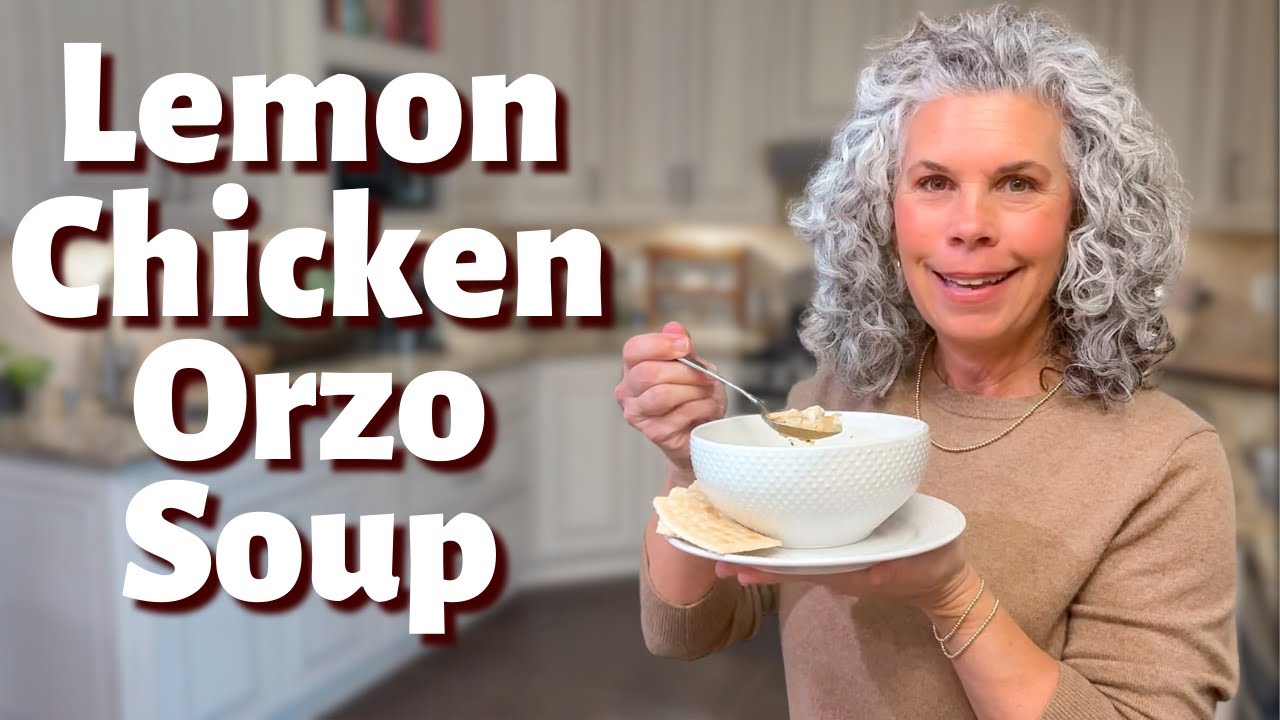 This Lemon Chicken Orzo Soup Is Light, Cozy & SO Good