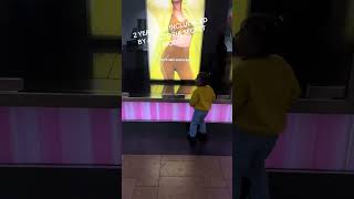 Toddler Steals the Spotlight at the Mall! #funny #babies