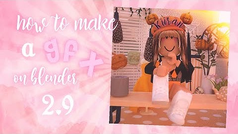 how to make A GFX on BLENDER 2.9 with a RIG! | kiiransworld