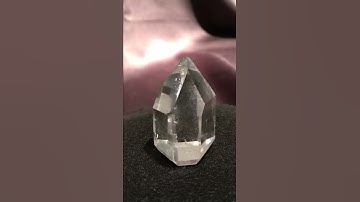 Transmitter Clear Quartz Crystal with Rainbows!  Super Clear!