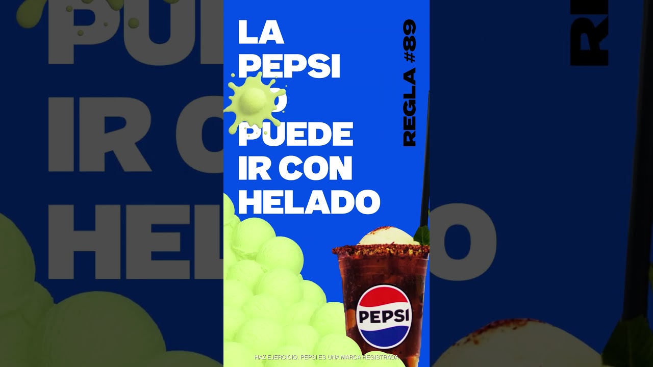 &iquest;Qui&eacute;n dice que la Pepsi no puede ir con helado?