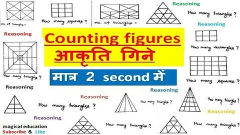 Counting of figures FOR SSC CGL CPO CHSL MTS RRB UPSC in hindi part-1 Resoning for Bank SBI PO IBPS