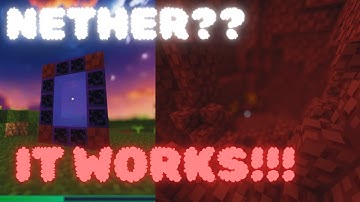 NEW NETHER UPDATE IN BLOXD.IO [2025] #bloxd #minecraft #nether #viral