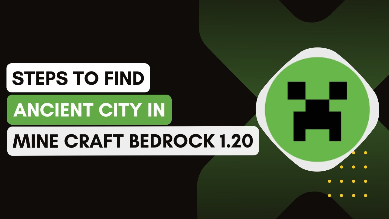 How To Find An Ancient City In Minecraft Bedrock 1.20 ! - YouTube