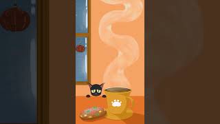 Warm atmosphere, relaxing music,☕and coffee with cookies🍪