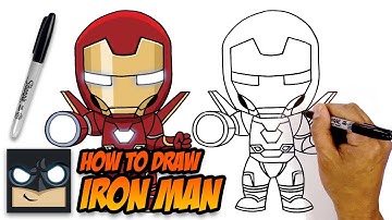 How to Draw Iron Man | Avengers | Step by Step Art Lesson for Beginners