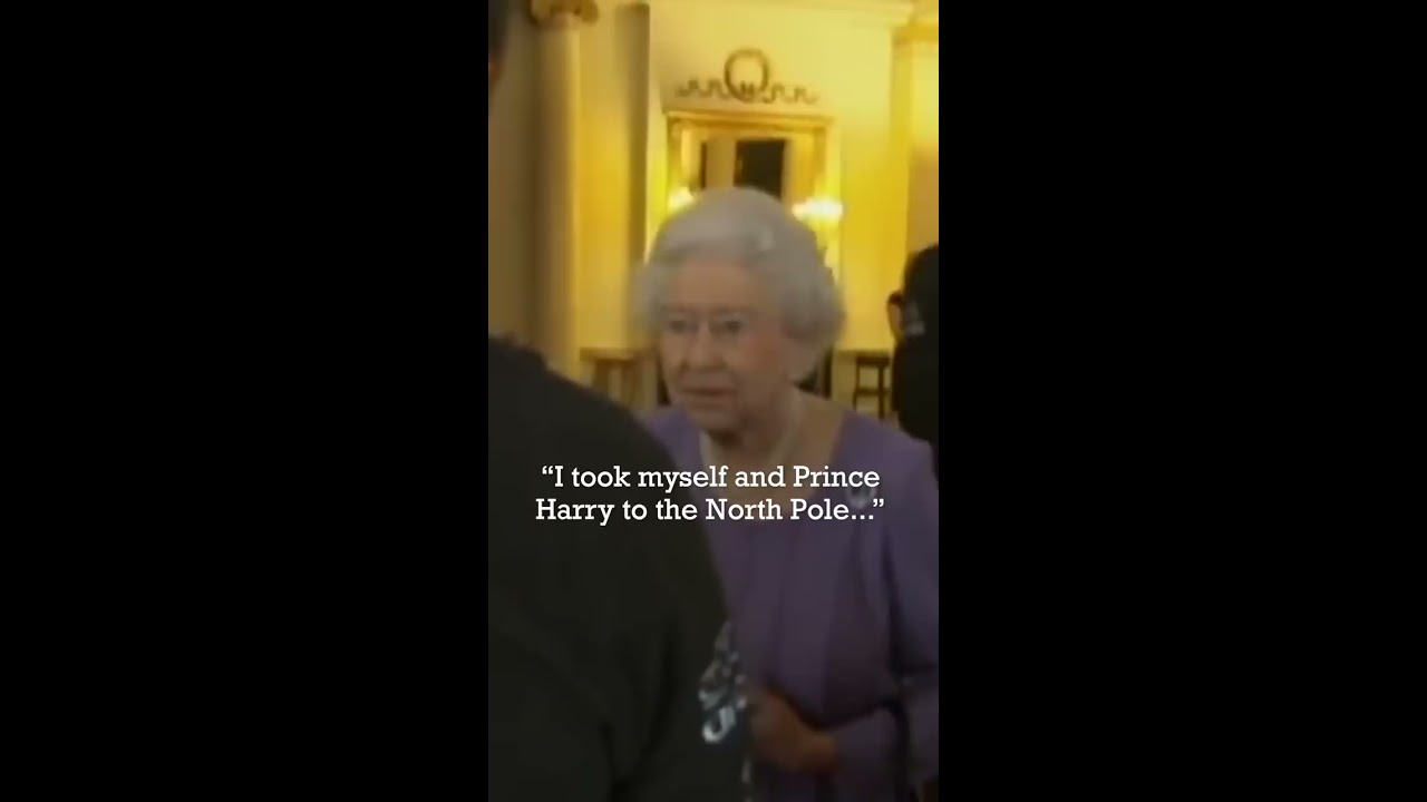 Prince Harry Cracking Jokes With The Queen