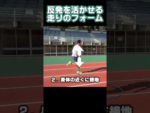 短距離走で反発をもらいやすいフォームとは？ #陸上