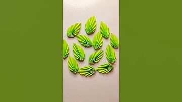 How to make easy origami leaves|Easy origami leaf |Easy Paper Leaf