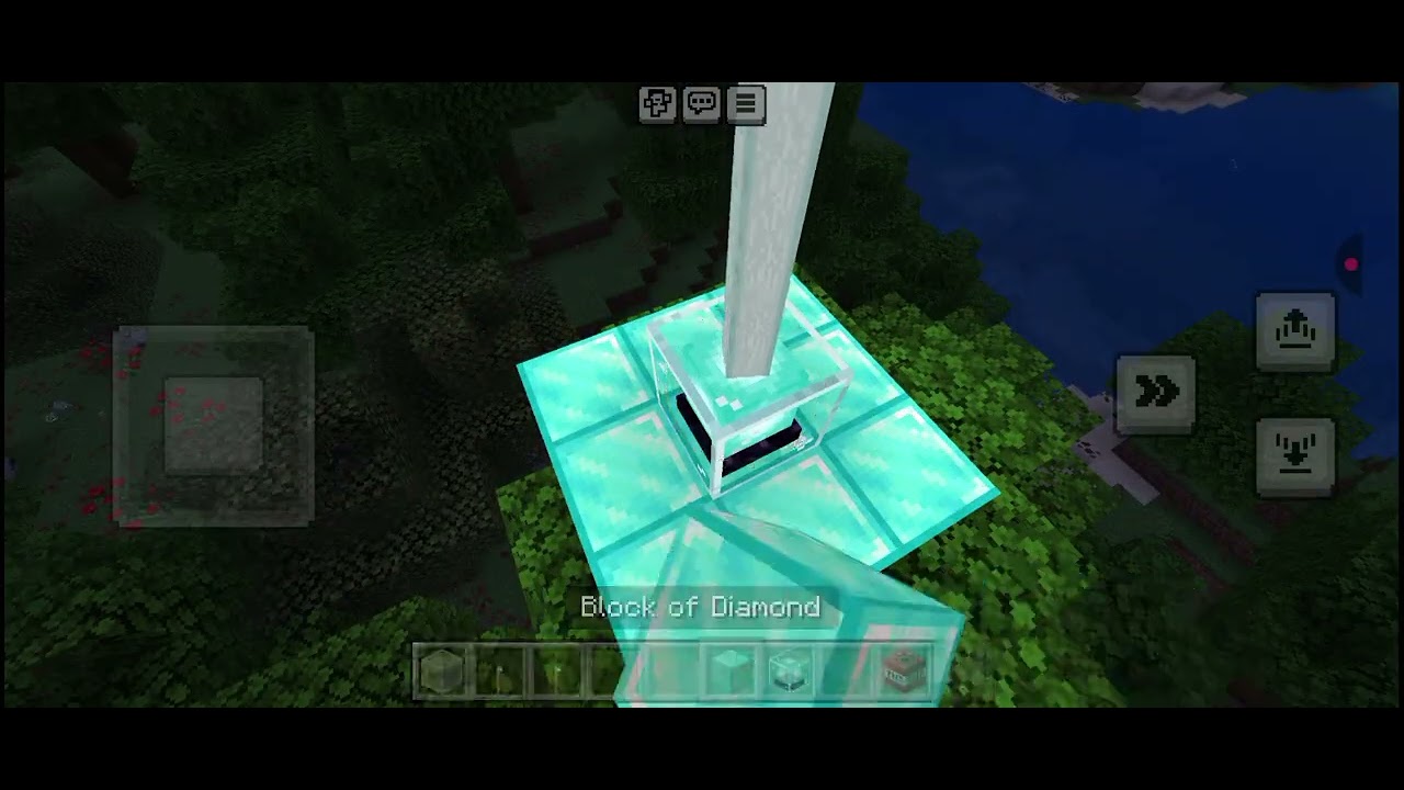 Показываю как строить маяки в Майнкрафте. 