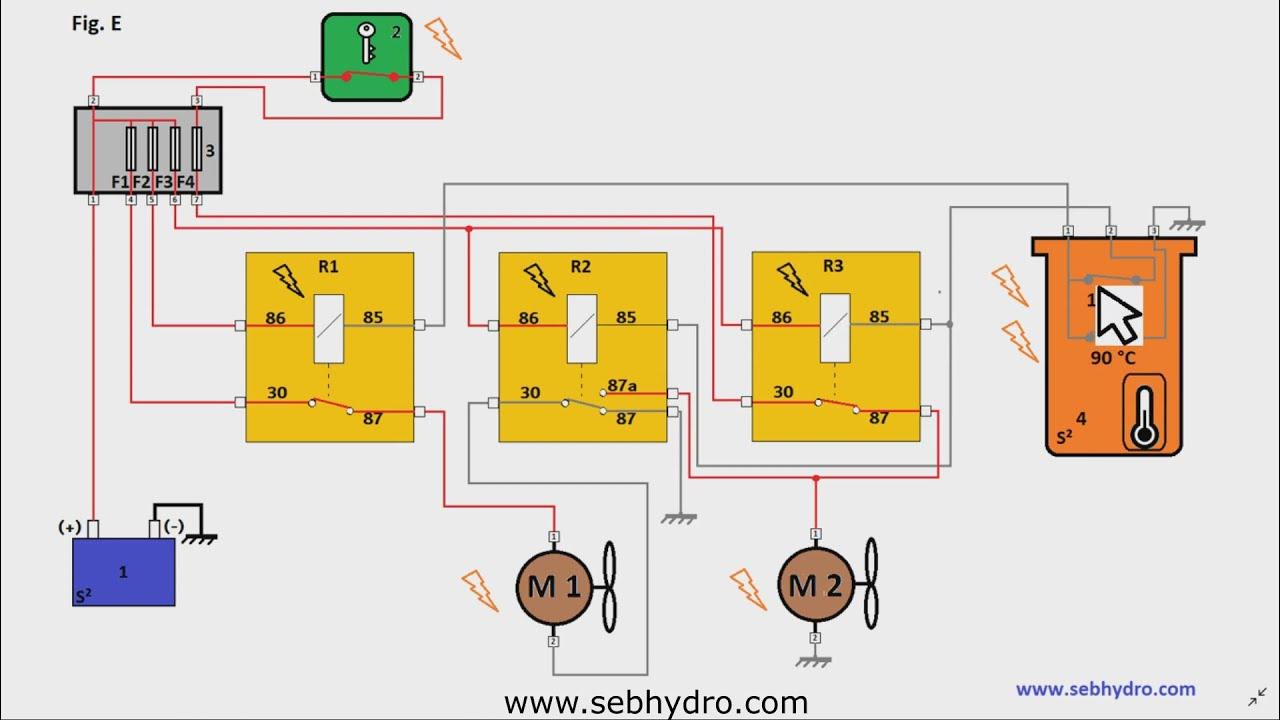 Schéma Branchement électrique Ventilateur Plafond Pdf Analyse schéma électrique : Les ventilateurs de refoidissement - YouTube
