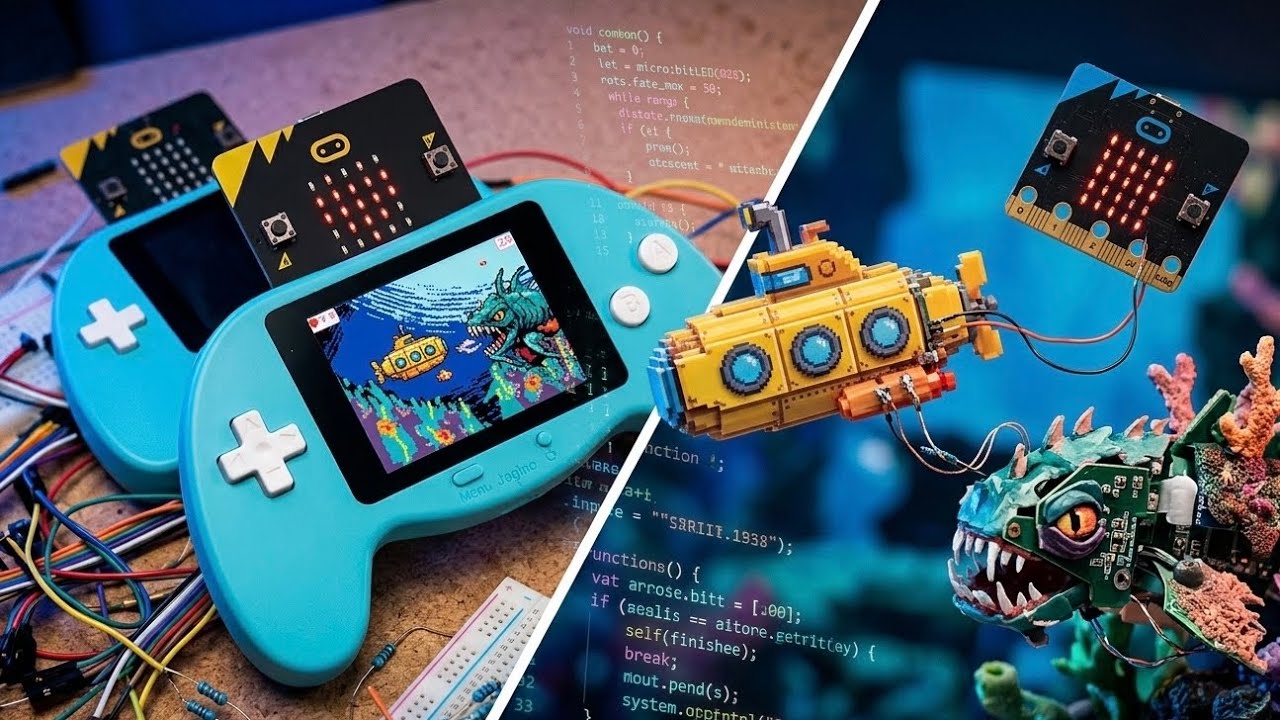 Learn to Code Arcade Games | Elecfreaks Micro:Bit Arcade pro Kit