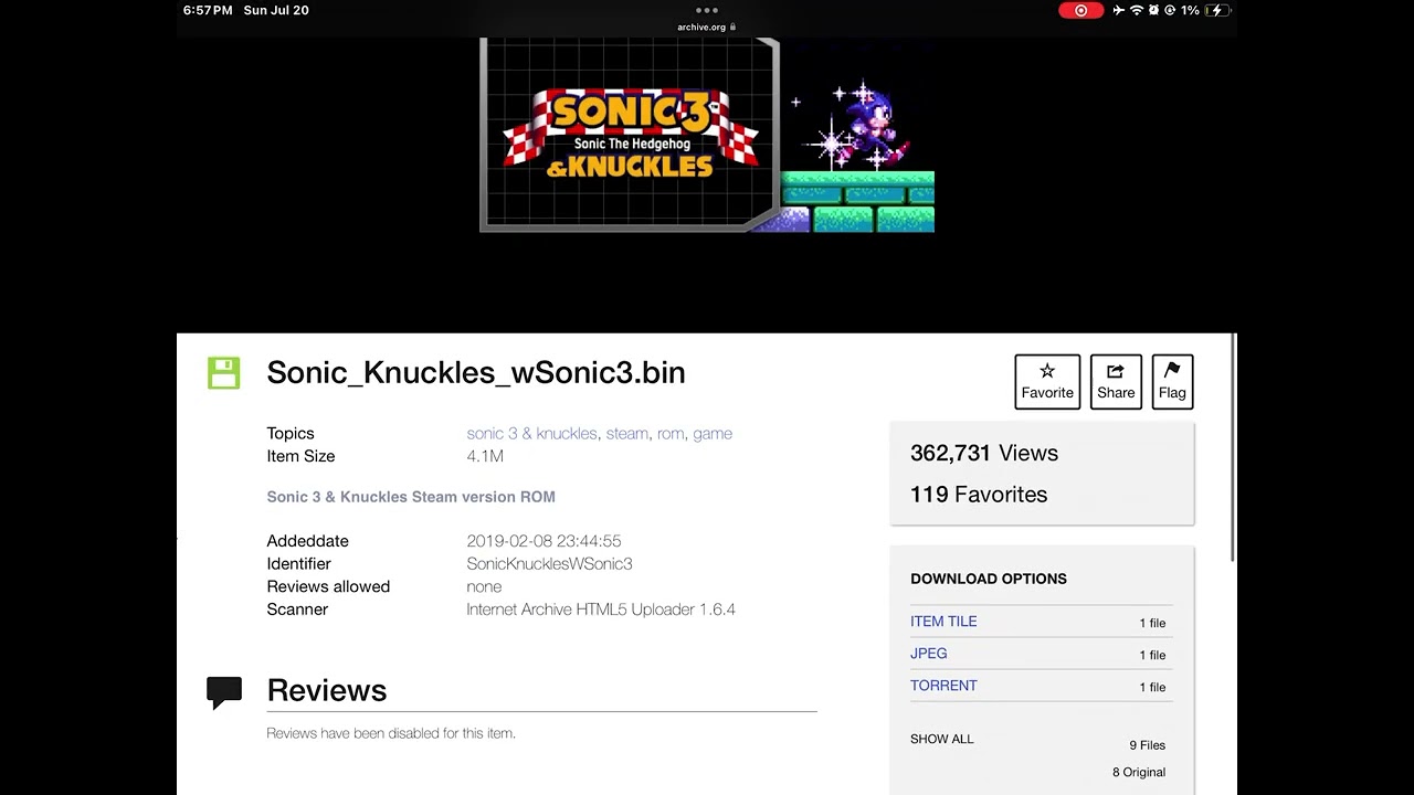 How to download sonic 3 air on iOS