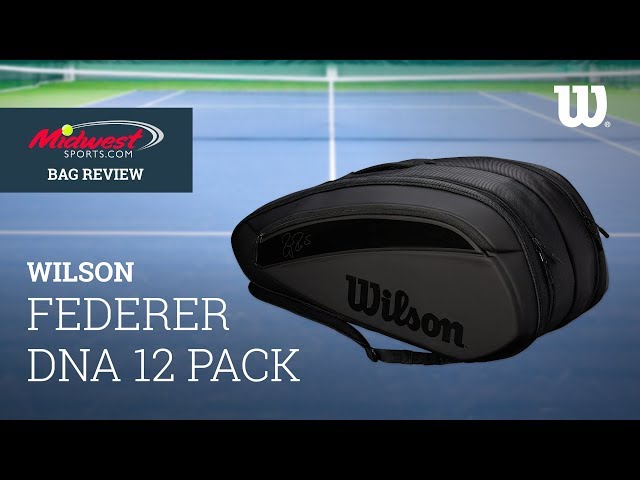 【値下げ/限定 】Wilson FEDERER DNA BAG 12PK BK