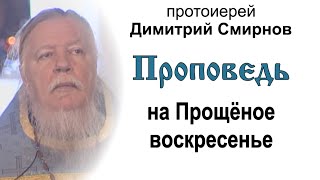 Проповедь на Прощёное воскресенье (2007.02.18). Протоиерей Димитрий Смирнов