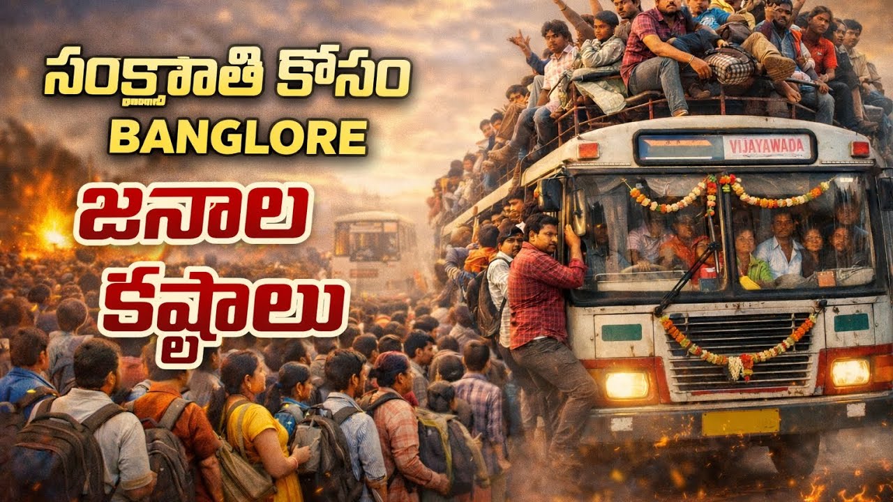 సంక్రాంతి కోసం జనాలు పడుతున్న కష్టాలు | BANGLORE