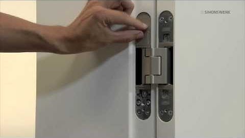TECTUS Concealed Hinges : How to Adjust in 3-Dimensions