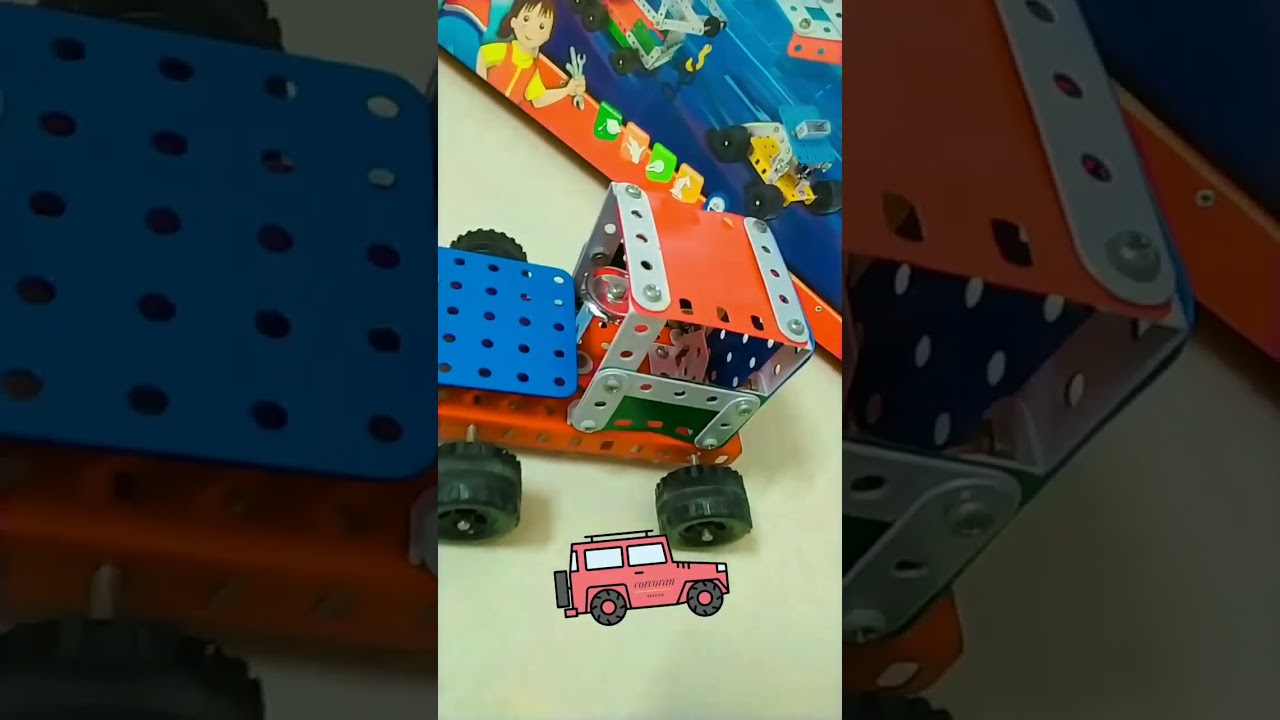 This jeep model is made from mechanix 5 kit 