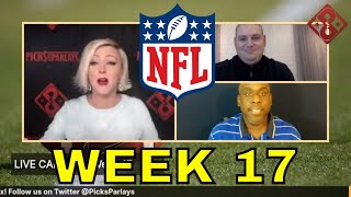 NFL Week 17 - Live Cap - Free NFL Picks & Predictions l Picks & Parlays