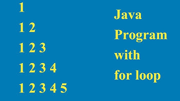 Program to print the pattern of numbers in java part 2 most important program
