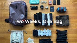 Two Weeks, One Bag | Minimalist Pack With Me
