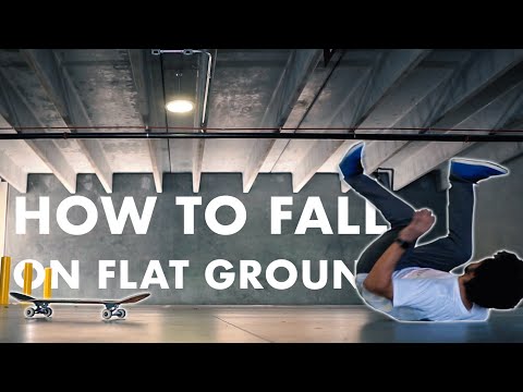 How-To Fall On Flat Ground - Skateboarding 101with Christian Flores