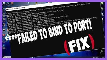 🟣Minecraft Server Failed To Bind Port!! FIX 2021