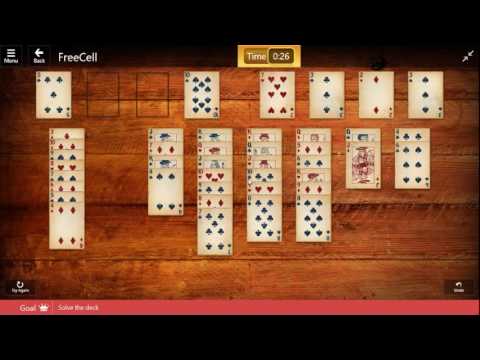 Wild West / FreeCell - Solve the deck - YouTube