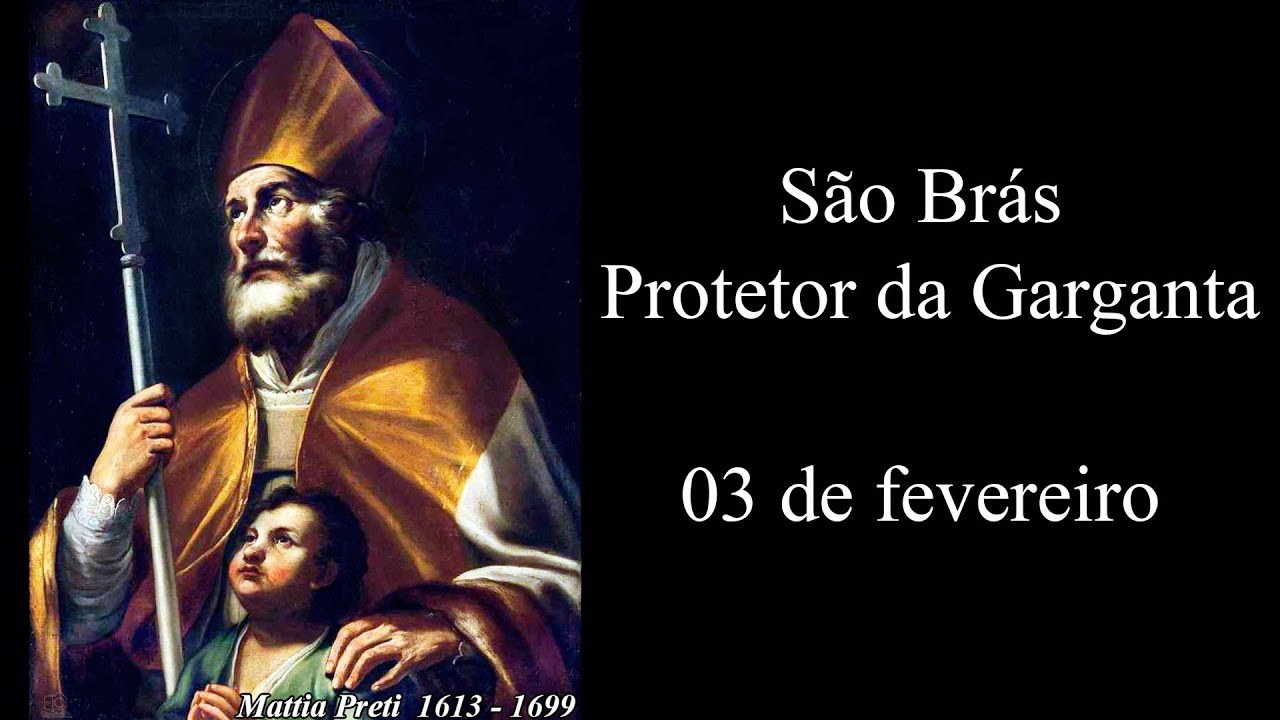 História da vida de São Brás (século III e IV) - Protetor da Garganta 