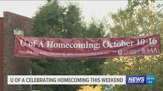 University of Arkansas Celebrating 150th Anniversary During Homecoming Weekend