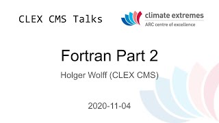 Fortran Part 2