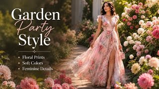 Garden Party Style Ideas 2026 🌸 Elegant Floral Dresses & Soft Feminine Fashion screenshot 3
