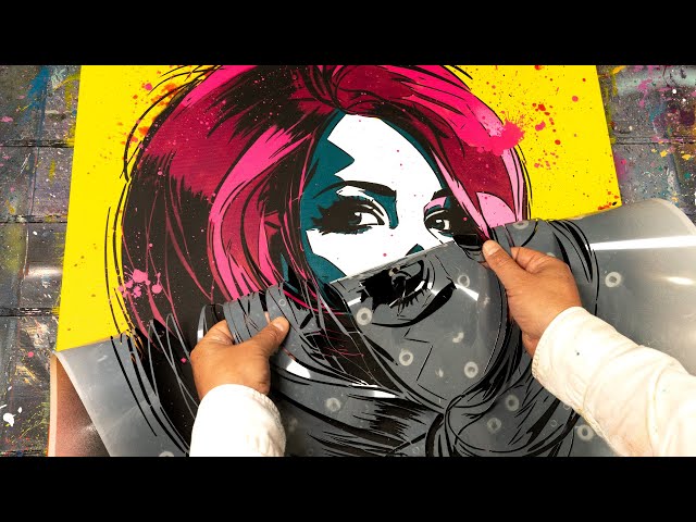 Create Your Pop Art Portrait: An Exciting Painting Demonstration | Neon Dusk class=