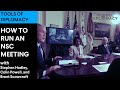 Understanding NSC Meetings and Decision-Making