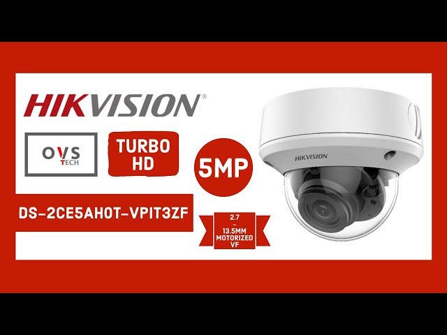 Hikvision Camera Turbo HD DS-2CE5AH0T-VPIT3ZE 5MP Vari Focal Lens