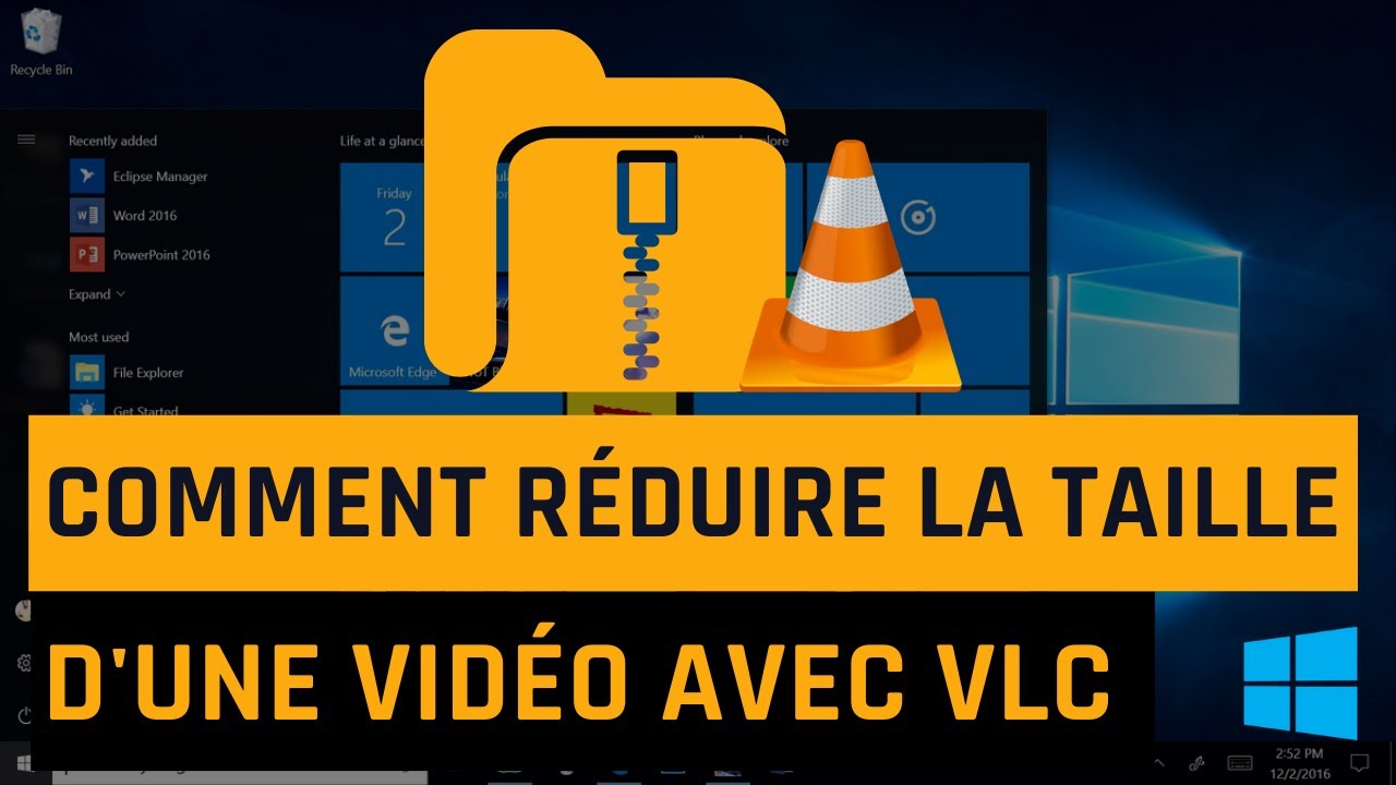 Comment réduire la taille d'une vidéo avec VLC - YouTube