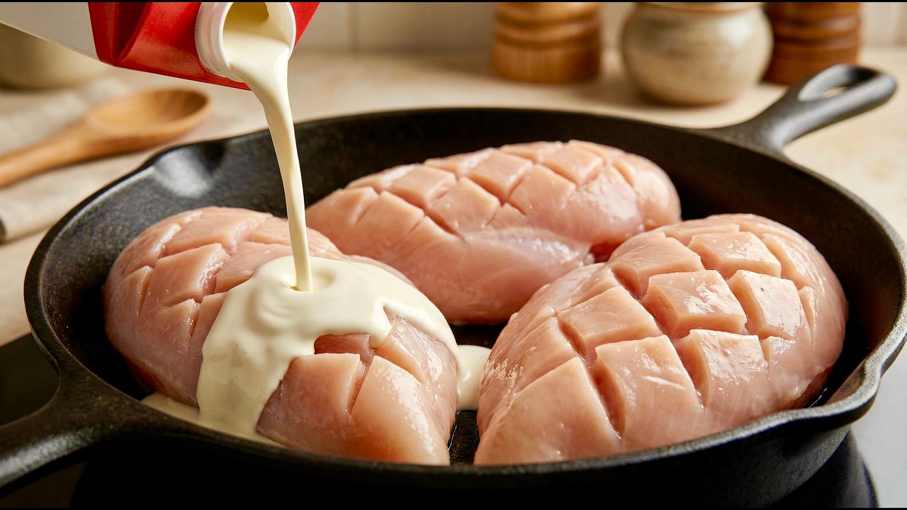 Stop cooking chicken breasts until you see this recipe! A simple and delicious dinner recipe!