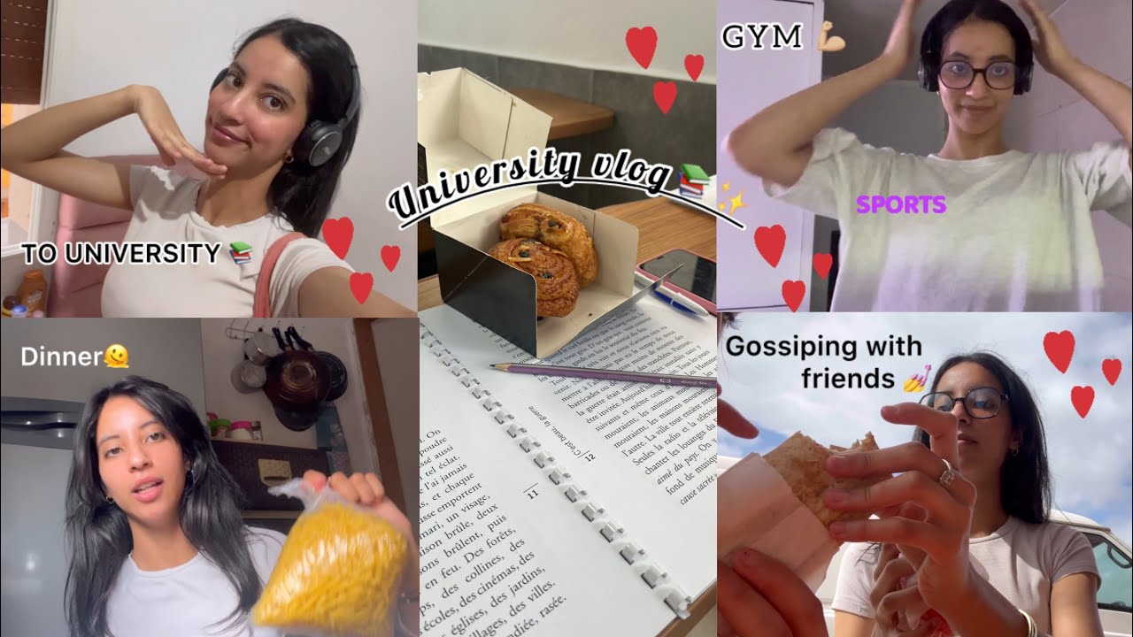 Productive day in my life📚💪🏼/ يوم في الجامعة 📌/مشيت لاصال💪🏼🫶🏻