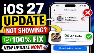 iOS 27 new update not showing problem fixed iPhone
