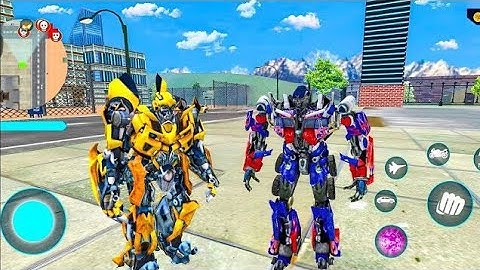 Optimus Prime Bumblebee Transformation Jet Car Bike Game 3D