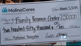 250 000 presented to Family Resource Center of North Mississippi in support of maternal healthcare