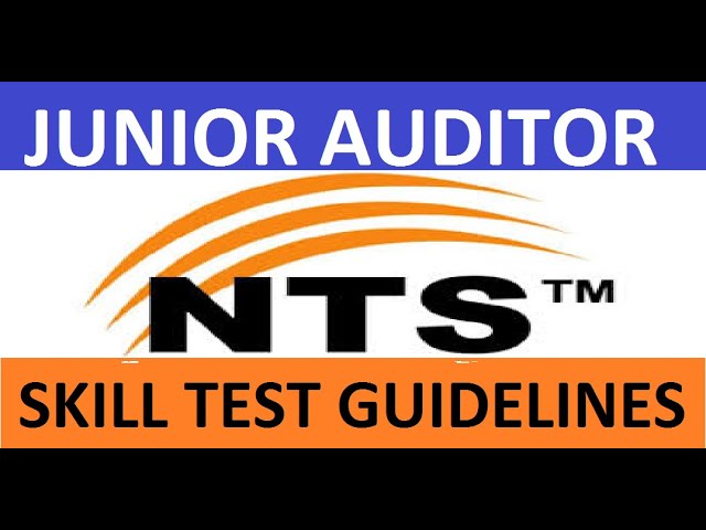 Junior Auditor Test Result and Guidelines for Skill Test Preparation Junior Auditor Test Result and Guidelines for Skill Test Preparation