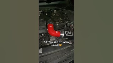 Mk7.5 GTI intake sounds🤯 #viralvideo #shorts #foryou #ytshorts #fyp